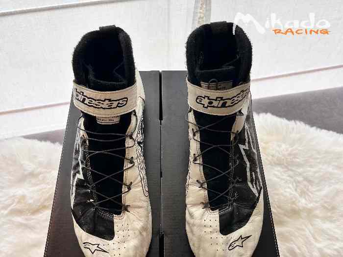BOTTINES ALPINESTARS TECH1 Z V3 FIA BLANCHE 0