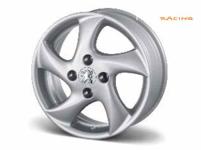 Lot pneus slicks HANKOOK 15p + jantes 1