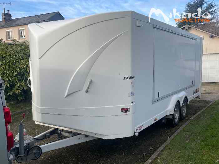 Remorque porte voiture fermée verene 3