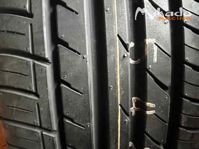 Jantes Team Dynamics Motorsport 15” – Magnésium – Blanches – Pneus neufs 2