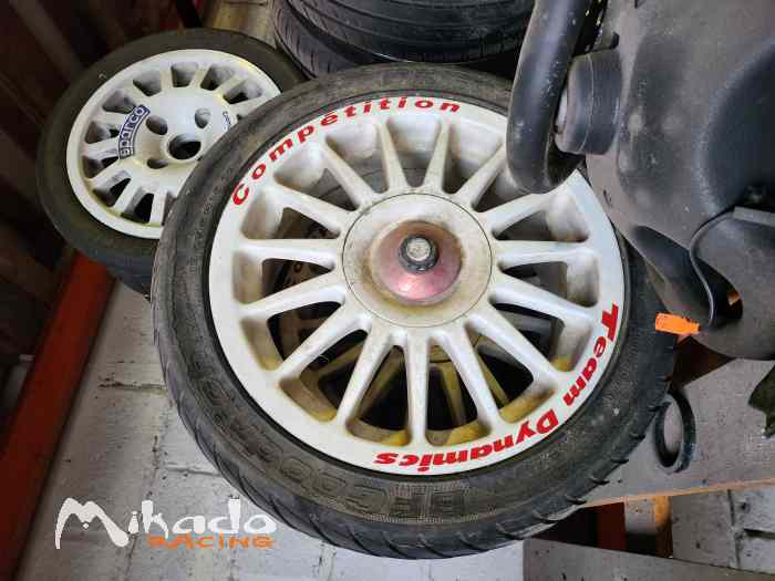4 jantes Team Dynamics Compétition 15p 4x100 0