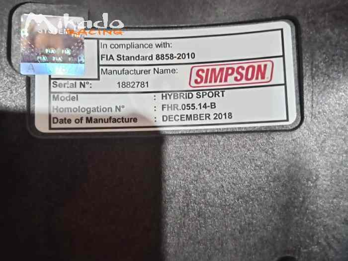 Hans SIMPSON état NEUF. 1