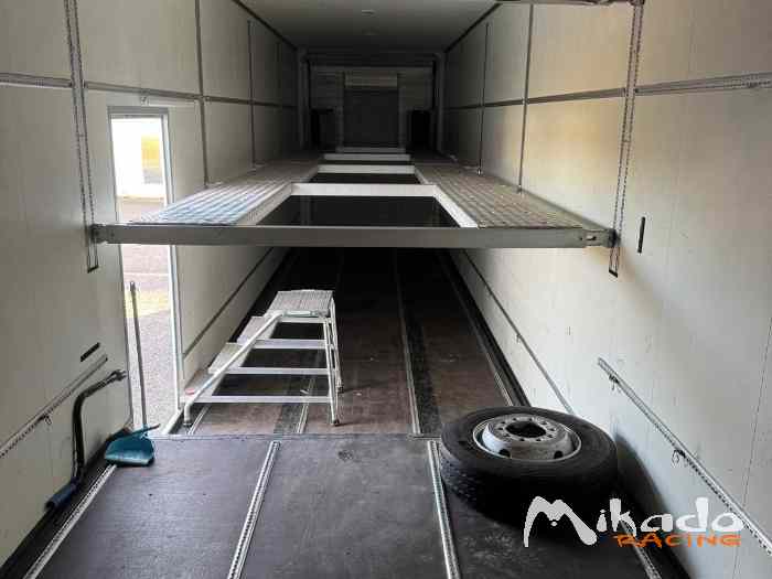 LOCATION OU VENTE SEMI-REMORQUE RACETRAILER CARGO MOTOSPORT 3