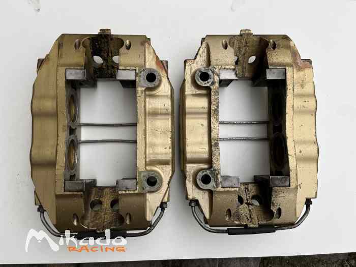 2 ETRIERS BREMBO 4 PISTONS PORSCHE 956 962 930 TURBO ECT 3