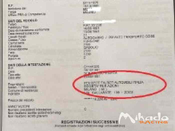 Iveco Daily 35C10, ancien véhicule officiel PEUGEOT TALBOT 3