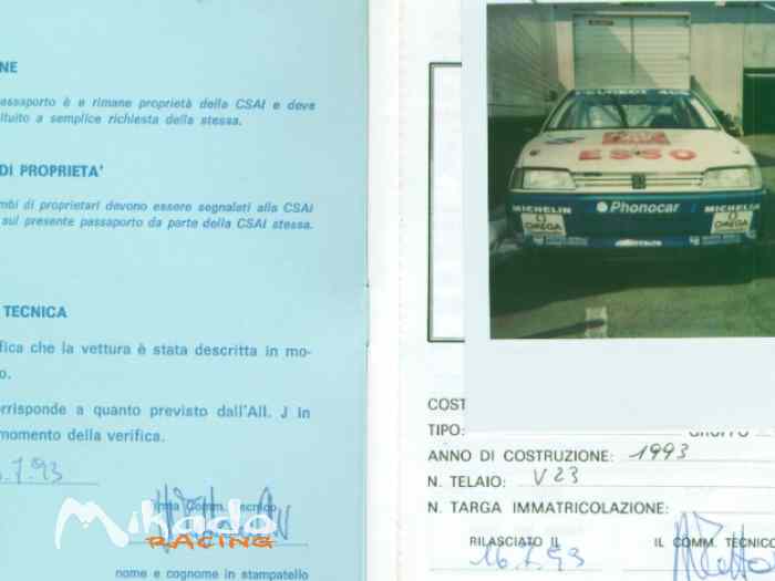 Peugeot Italia Supertouring 405 - Works Team 1