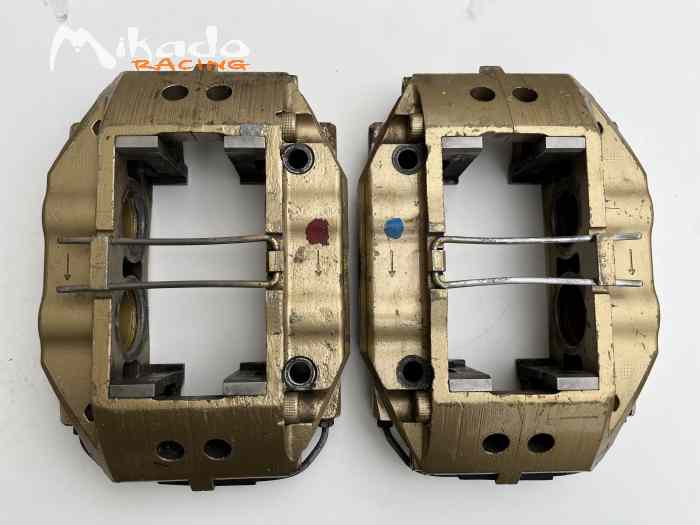 2 ETRIERS BREMBO 4 PISTONS PORSCHE 956 962 930 TURBO ECT 2