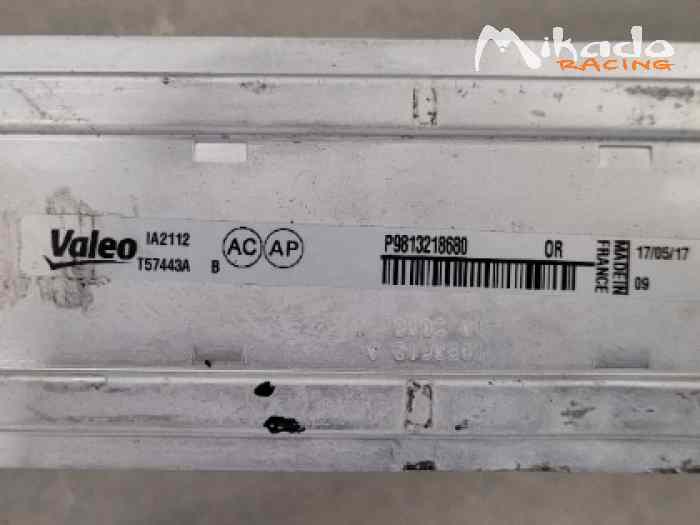 Echangeur air air 308 Racing Cup 1