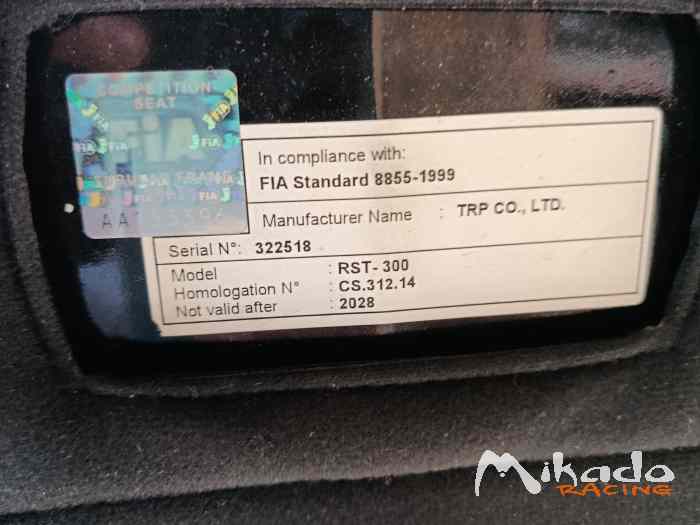 2 baquet homologué 1