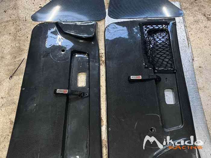 Panneau de porte carbone clio 1