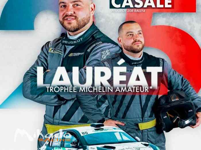 208 rallye 4 championne trophe michelin amateur 2