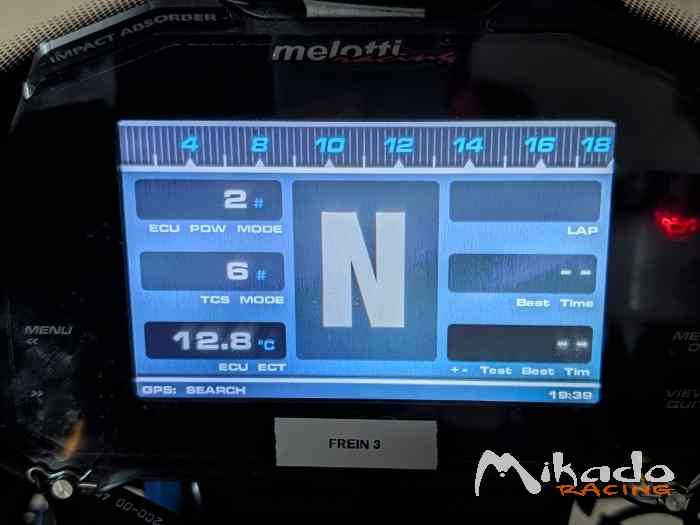 Dashboard Afficheur AIM mxs Strada 1