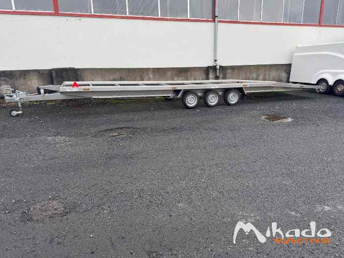 Remorque Porte Double Full Aluminium 670kg TBE 0