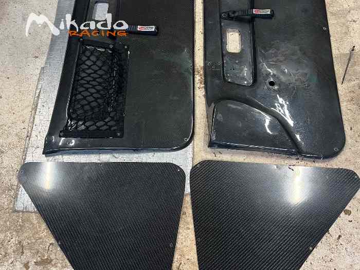 Panneau de porte carbone clio 1 1