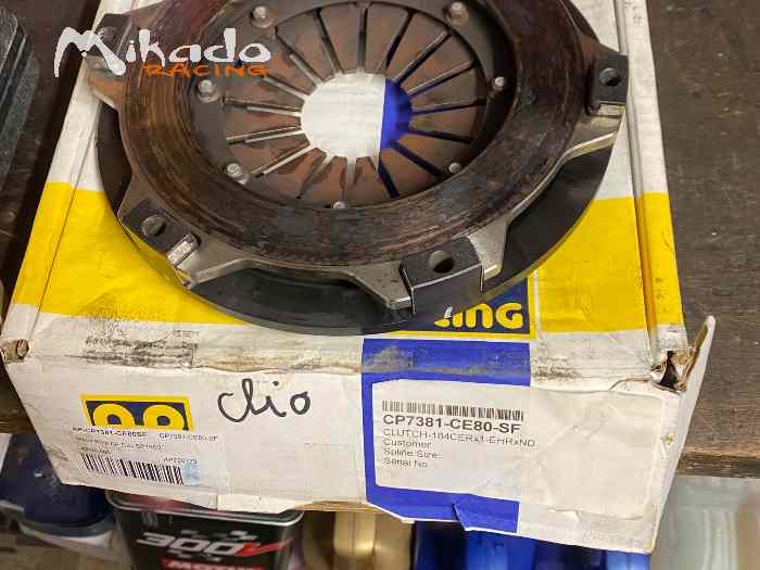 Embrayage 6 patins complet avec mécanisme AP racing clio r3 max 2