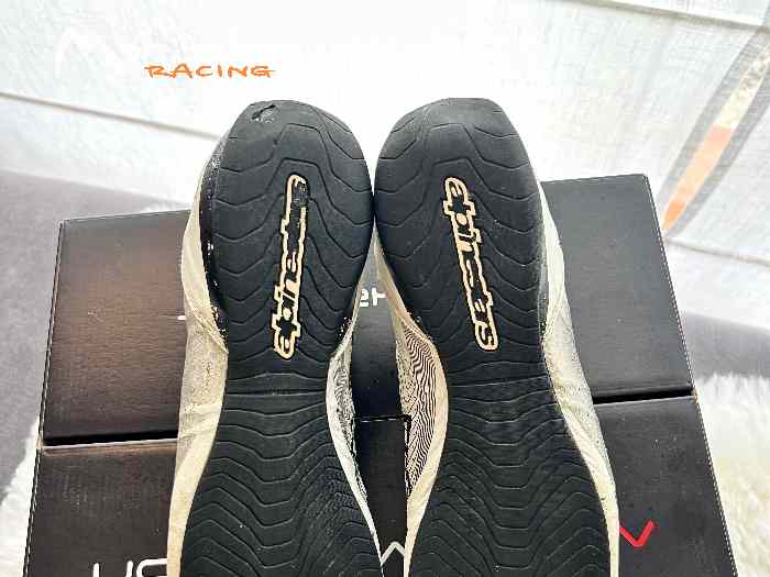 BOTTINES ALPINESTARS TECH1 Z V3 FIA BLANCHE 5