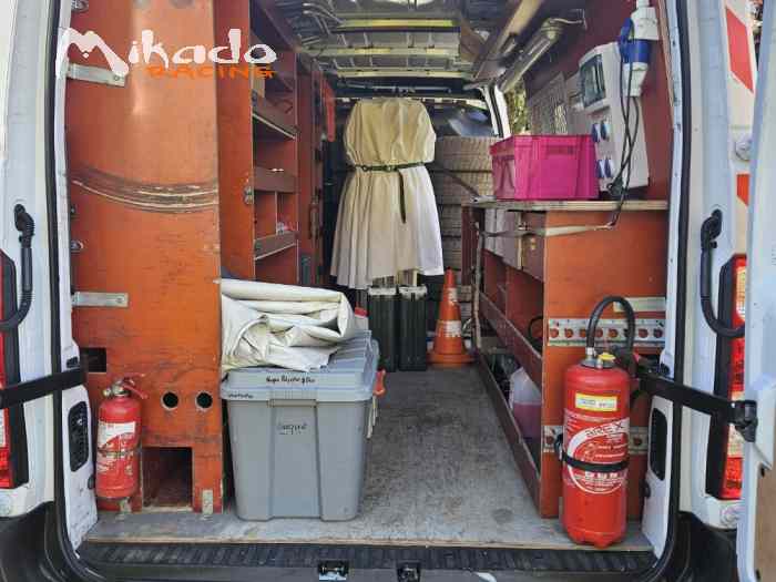 Remorque PORTE VOITURE HUMBAUR 2 essieux roues DESSOUS Réf. : FTK 274022 4