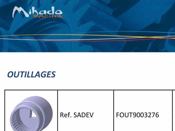 Cherche douille Sadev FOUT9003276 0