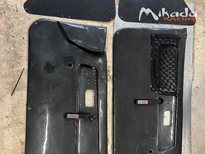 Panneau de porte carbone clio 1 2