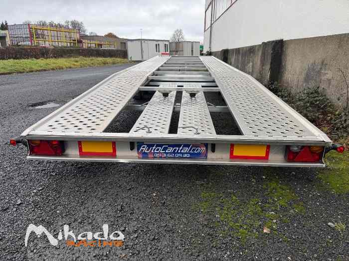 Remorque Porte Double Full Aluminium 670kg TBE 2