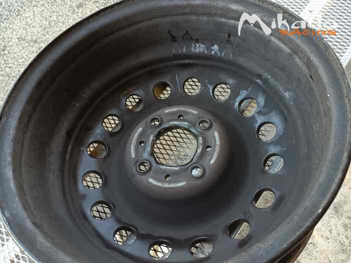 Jantes tôles alu Peugeot Citroën 15p 2