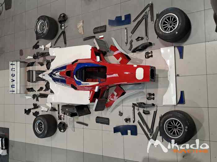 authentique chassis + pièces de formule 1 williams f1 fw21 0