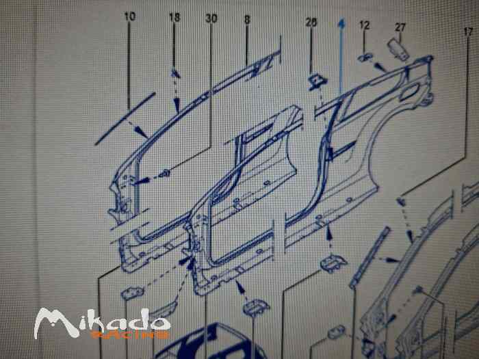 Aile arrière droite clio 3 rs 1
