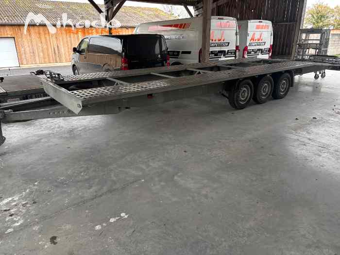 Plateau porte 2 voitures 8m40