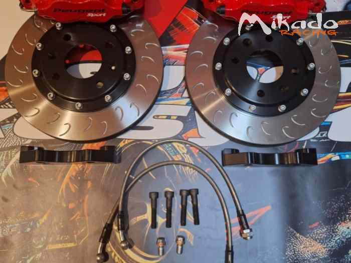 Peugeot et Citroen Kit Freinage AP RACING 4 Pistons Compétition F2000. 1