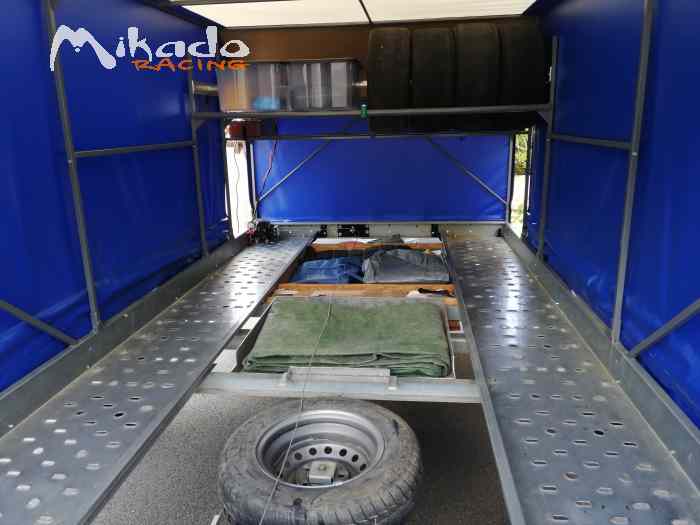 Remorque bâchée basculante 1300 kg 2