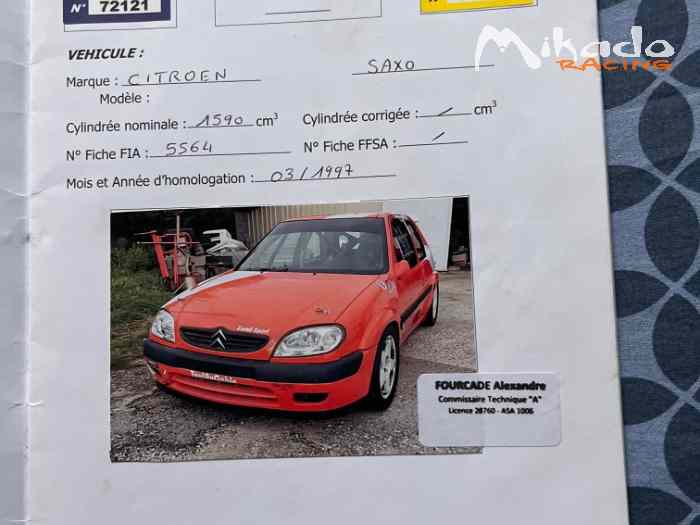 Coque Homologué SAXO F2000 0