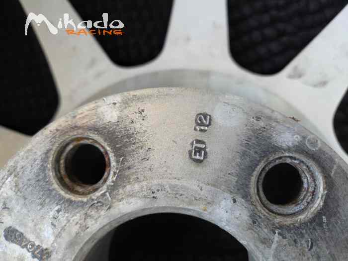 5 jantes Braid Mitsubishi evo X 1