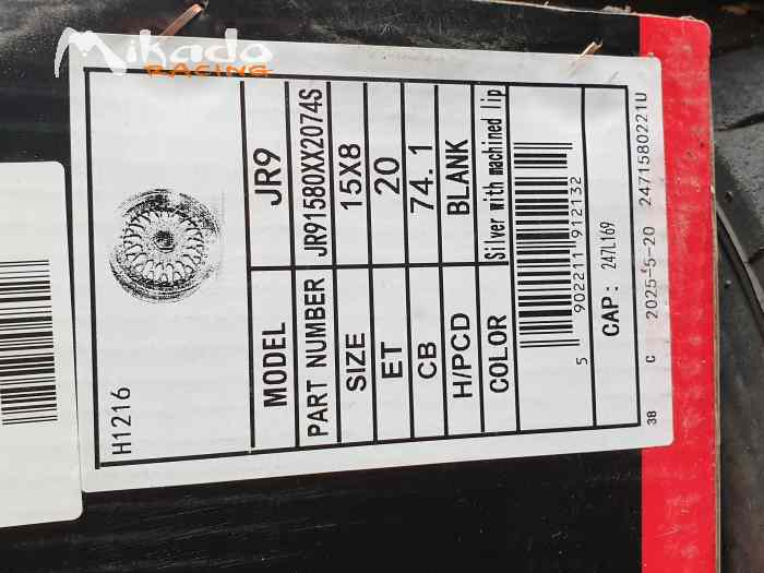 Jante alu 15x8 5x120 1