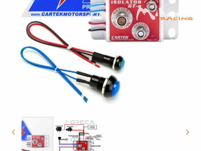 Coupe circuit électrique CARTEK 1
