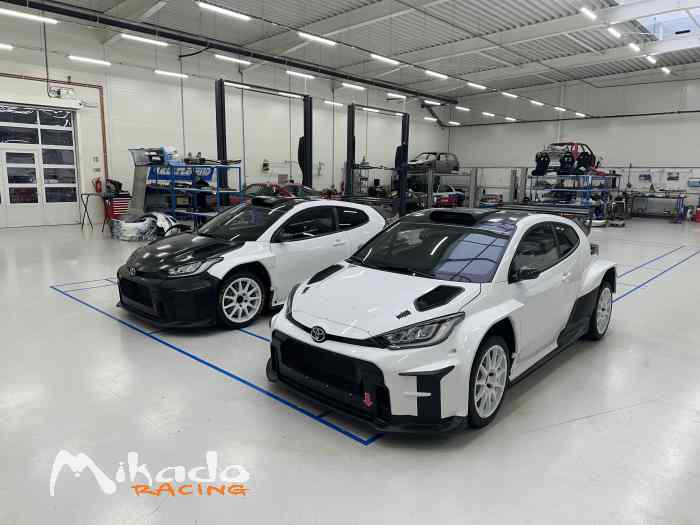 TWO TOYOTA YARIS GR R2