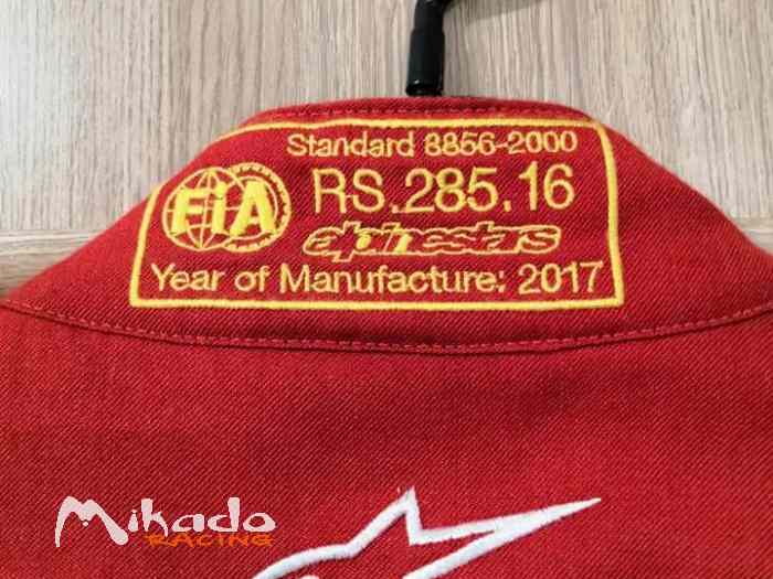 COMBINAISON DE PILOTE FIA ALPINESTARS TAILLE XL(54) 1