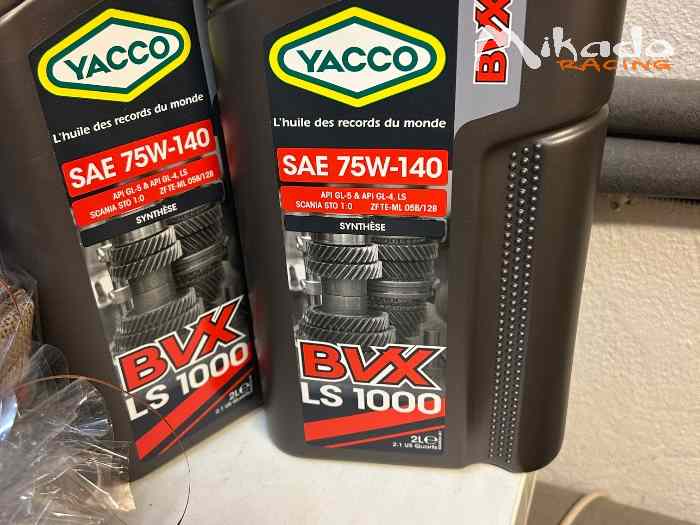 Huile Yacco bv bvx ls 1000 75w140