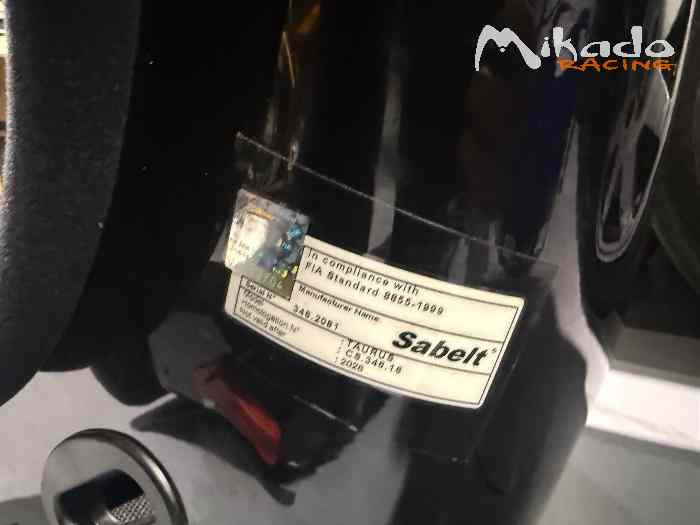 Baquet Sabelt Taurus RS Performance comme neuf 1