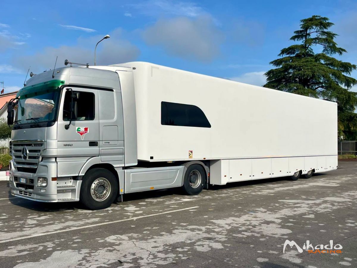 Semirimorchio Racing ASTACAR Z1 2021 4 Voitures plus Living + Mercedes Actros 1860 Euro5 – photo 1 sur 6