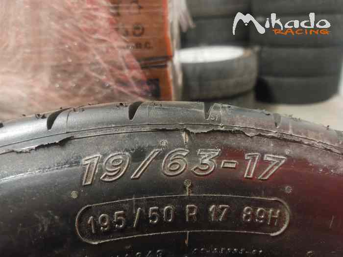 2 PNEUS MICHELIN 19/63-17 MW1 NEUFS 1