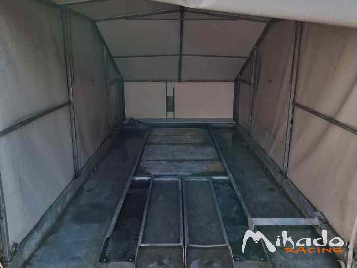 A vendre plateau remorque bâchée 2