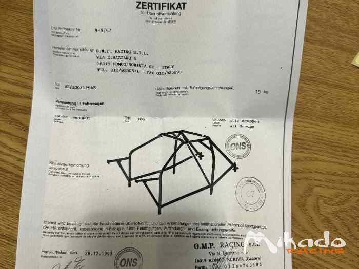 Arceau soudé OMP 106 neuf 2