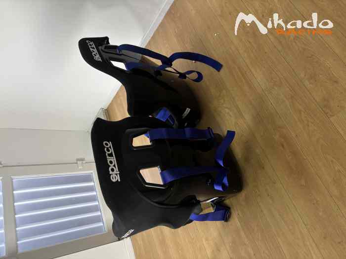 BACQUETS SPARCO ET HARNAIS TURN ONE 1