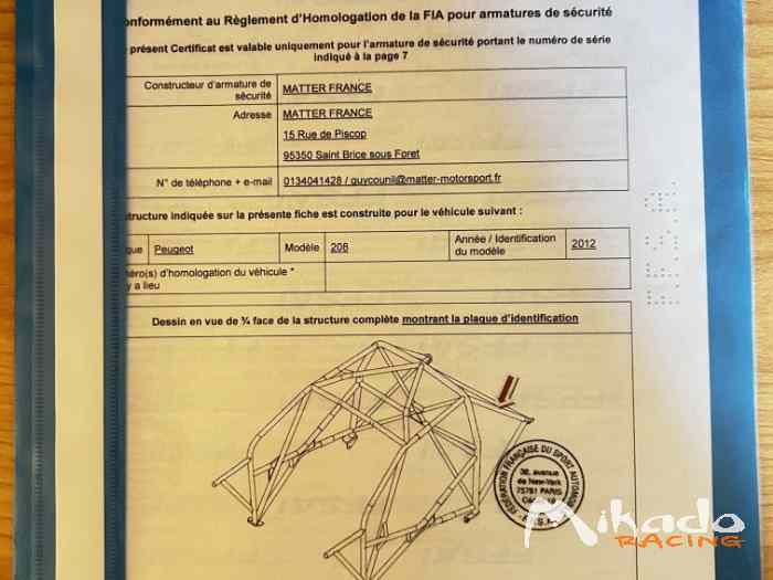 Arceau Matter 208 F2000 + Caisse 208 3 portes 1