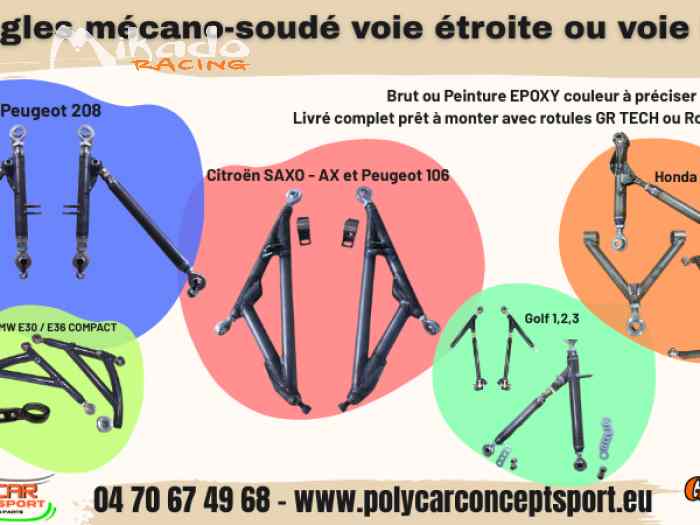 Triangles mécano-soudé