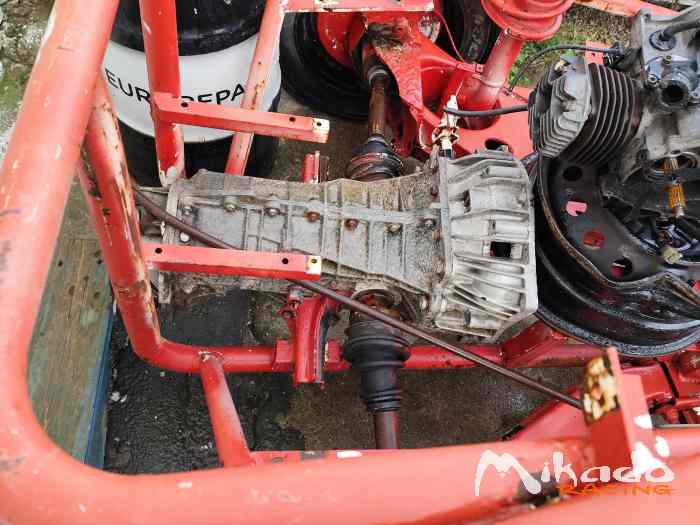 Vend auto cross artisanal, train avant, arrière Renault boite a vitesse Renault 20 2