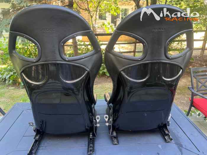 Porsche 996 911 GT3 Euro Seats Black Leather OEM Sliders & Hardware – photo 2 sur 2