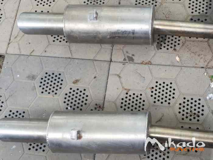 Pots sorties inox porsche 911 G4 2