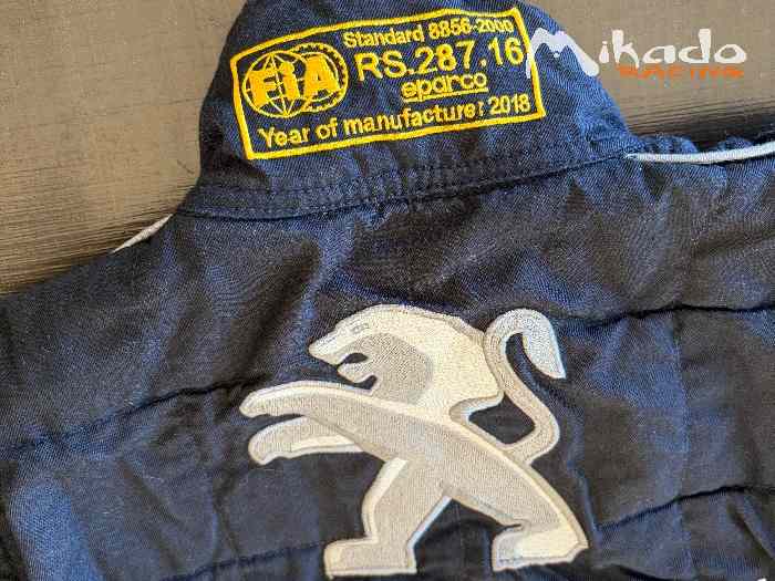 Combinaison Peugeot sport 2019 3 courses taille 56 2