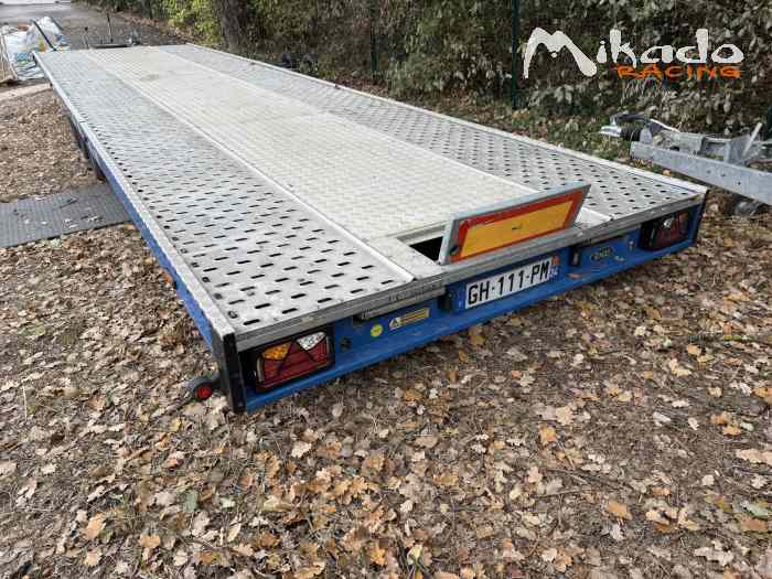 Remorque Plateau Porte Voiture 3,5T TA-NO 8,5m de longueur utile 2